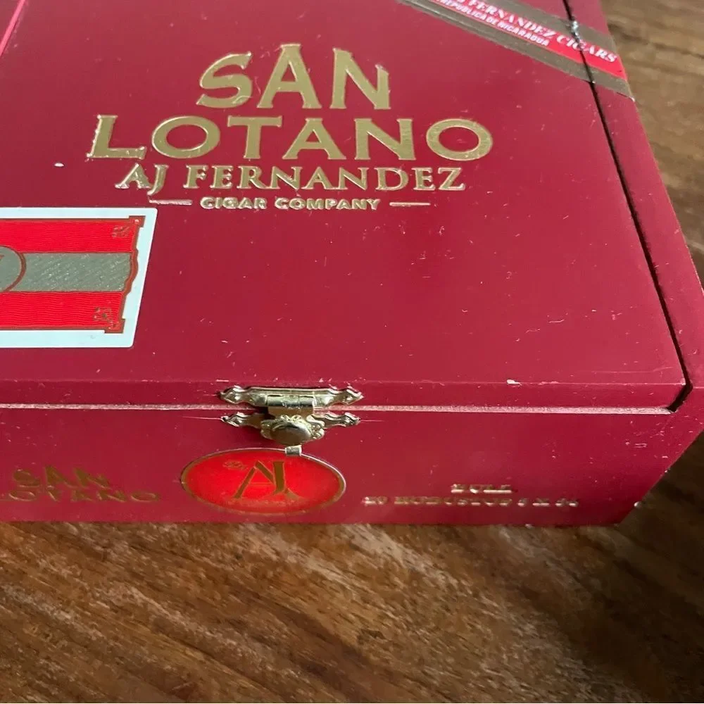 Set of 2 Flat Cigar Boxes Storage Containers Collecting